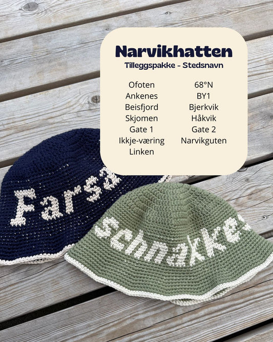 Narvikhatten tilleggspakke - stedsnavn